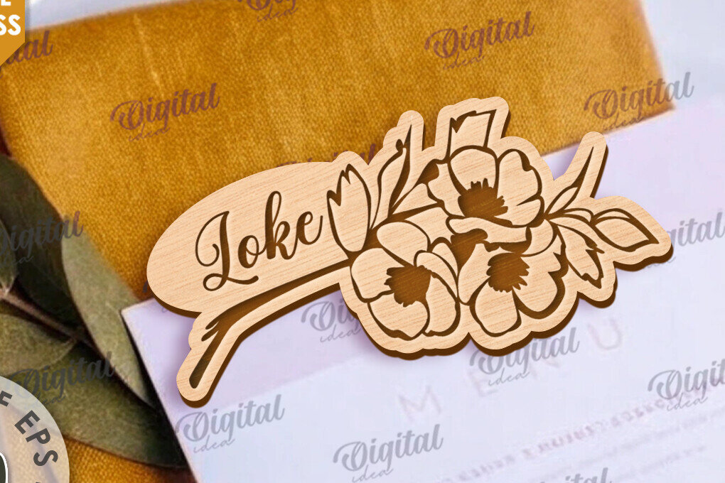 Σετ των 2 Intra απο ξύλο plywood 3mm-4mm πάχος –  κοπής με λέιζερ κάρτα γάμου Δίασταση  20x20 cm INTRAFABR-118206766