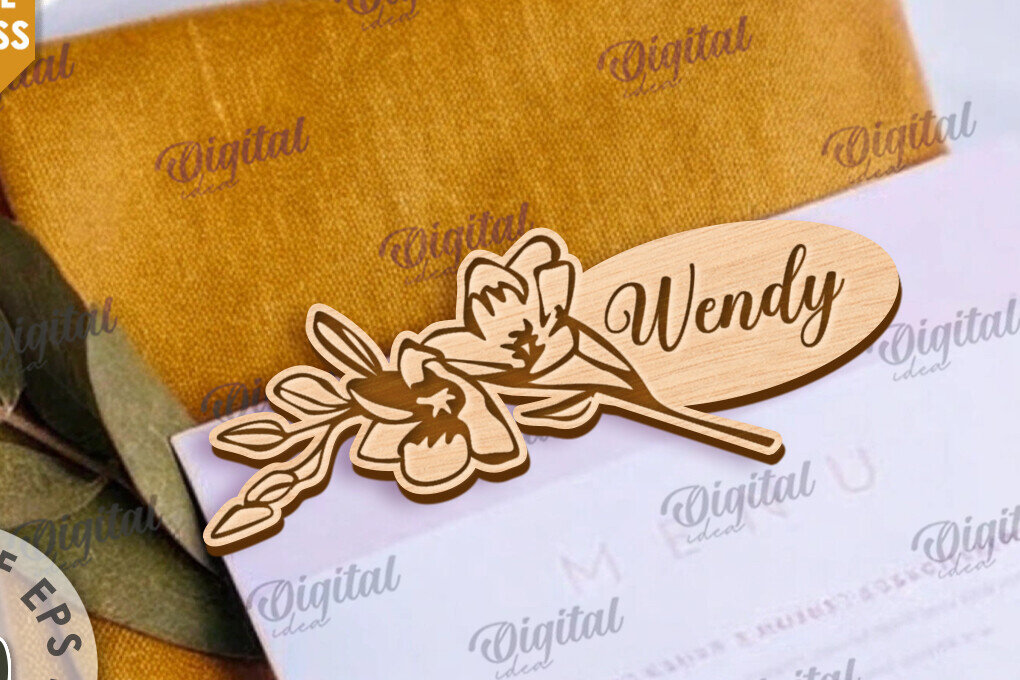 Σετ των 2 Intra απο ξύλο plywood 3mm-4mm πάχος –  κοπής με λέιζερ κάρτα γάμου Δίασταση  20x20 cm INTRAFABR-118206796