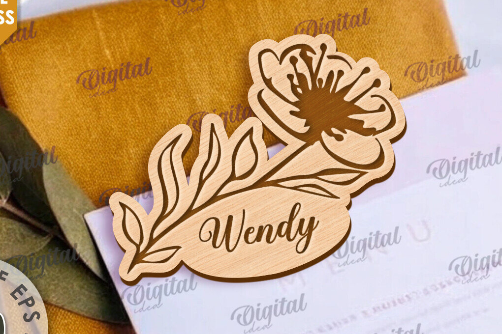 Σετ των 2 Intra απο ξύλο plywood 3mm-4mm πάχος –  κοπής με λέιζερ κάρτα γάμου Δίασταση  20x20 cm INTRAFABR-118206846