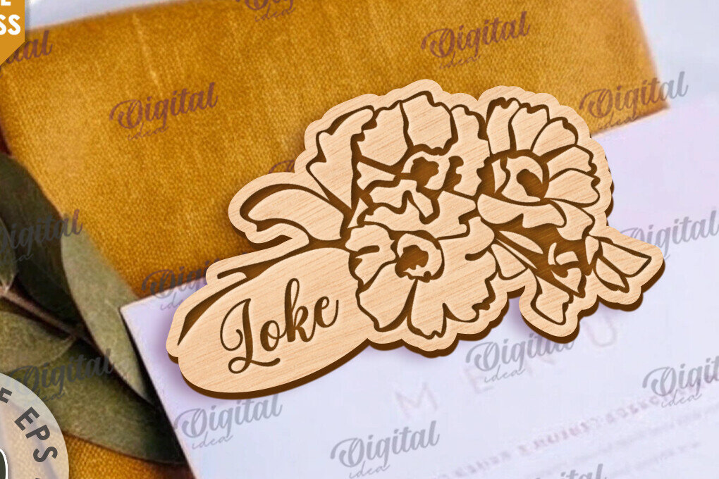 Σετ των 2 Intra απο ξύλο plywood 3mm-4mm πάχος –  κοπής με λέιζερ κάρτα γάμου Δίασταση  20x20 cm INTRAFABR-118206951