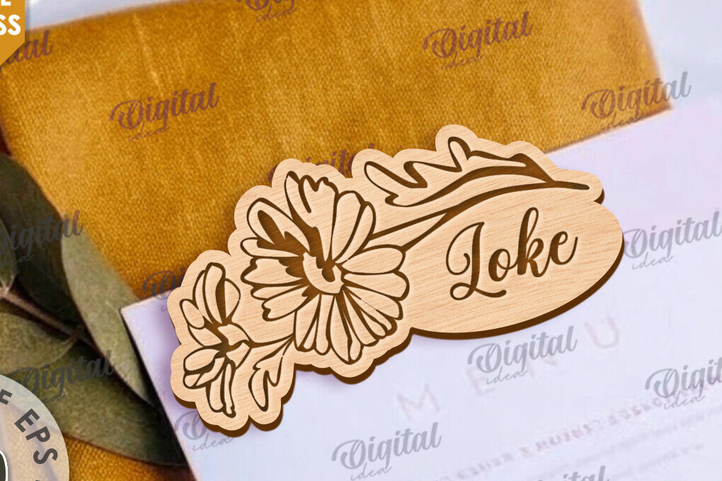 Σετ των 2 Intra απο ξύλο plywood 3mm-4mm πάχος –  κοπής με λέιζερ κάρτα γάμου Δίασταση  20x20 cm INTRAFABR-118207060