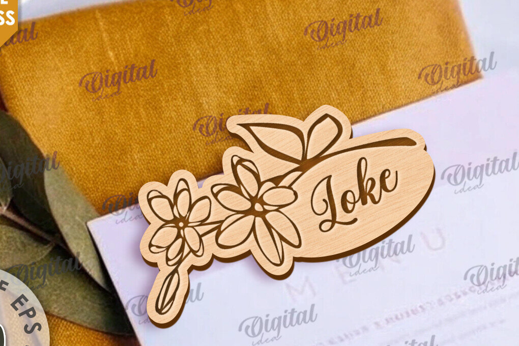 Σετ των 2 Intra απο ξύλο plywood 3mm-4mm πάχος –  κοπής με λέιζερ κάρτα γάμου Δίασταση  20x20 cm INTRAFABR-118207121