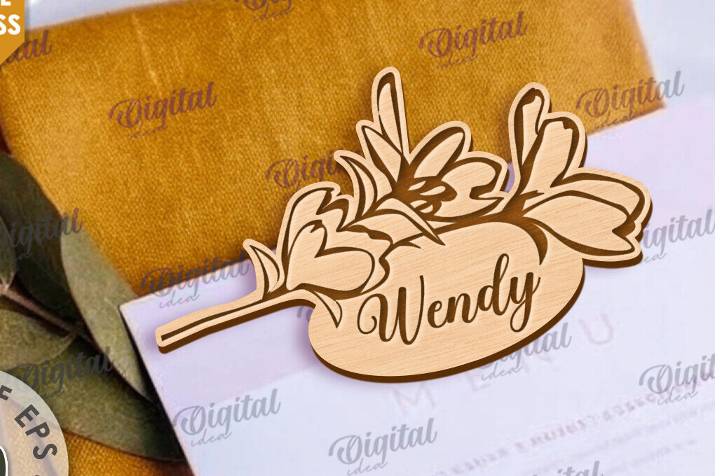 Σετ των 2 Intra απο ξύλο plywood 3mm-4mm πάχος –  κοπής με λέιζερ κάρτα γάμου Δίασταση  20x20 cm INTRAFABR-118207175