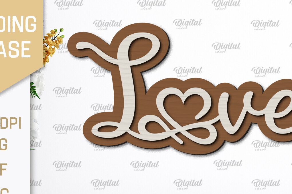 Intra απο ξύλο plywood 3mm-4mm πάχος – Διακόσμηση τοίχου γάμου  κοπής με λέιζερ Δίασταση  40x30 cm INTRAFABR-99933446