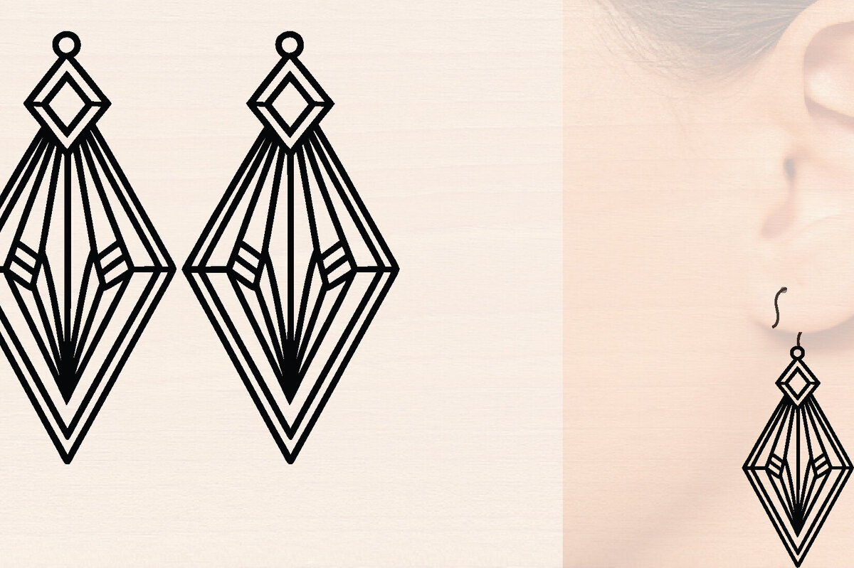 Σετ των 3 Intra απο ξύλο plywood 3mm-4mm πάχος – Γαμήλια Ξύλινα Σκουλαρίκια Δίασταση  5x5 cm INTRAFABR-118708240