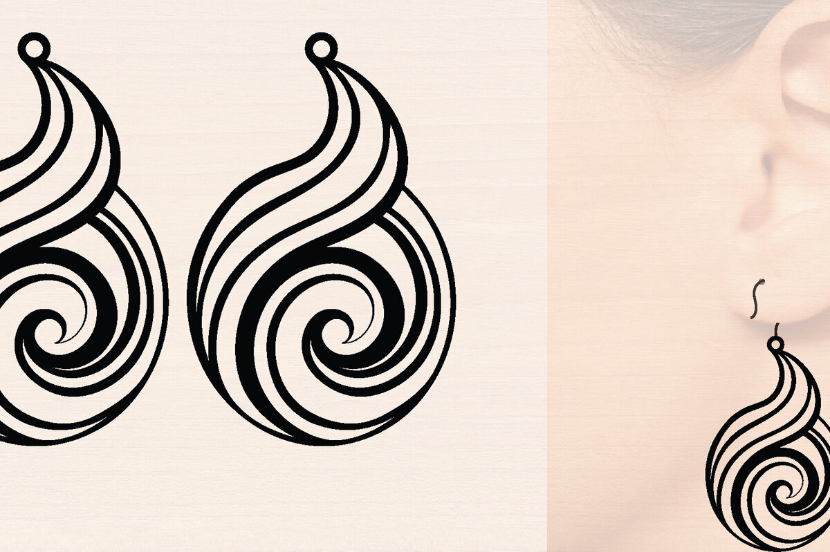 Σετ των 3 Intra απο ξύλο plywood 3mm-4mm πάχος – Γαμήλια Ξύλινα Σκουλαρίκια Δίασταση  5x5 cm INTRAFABR-118708393