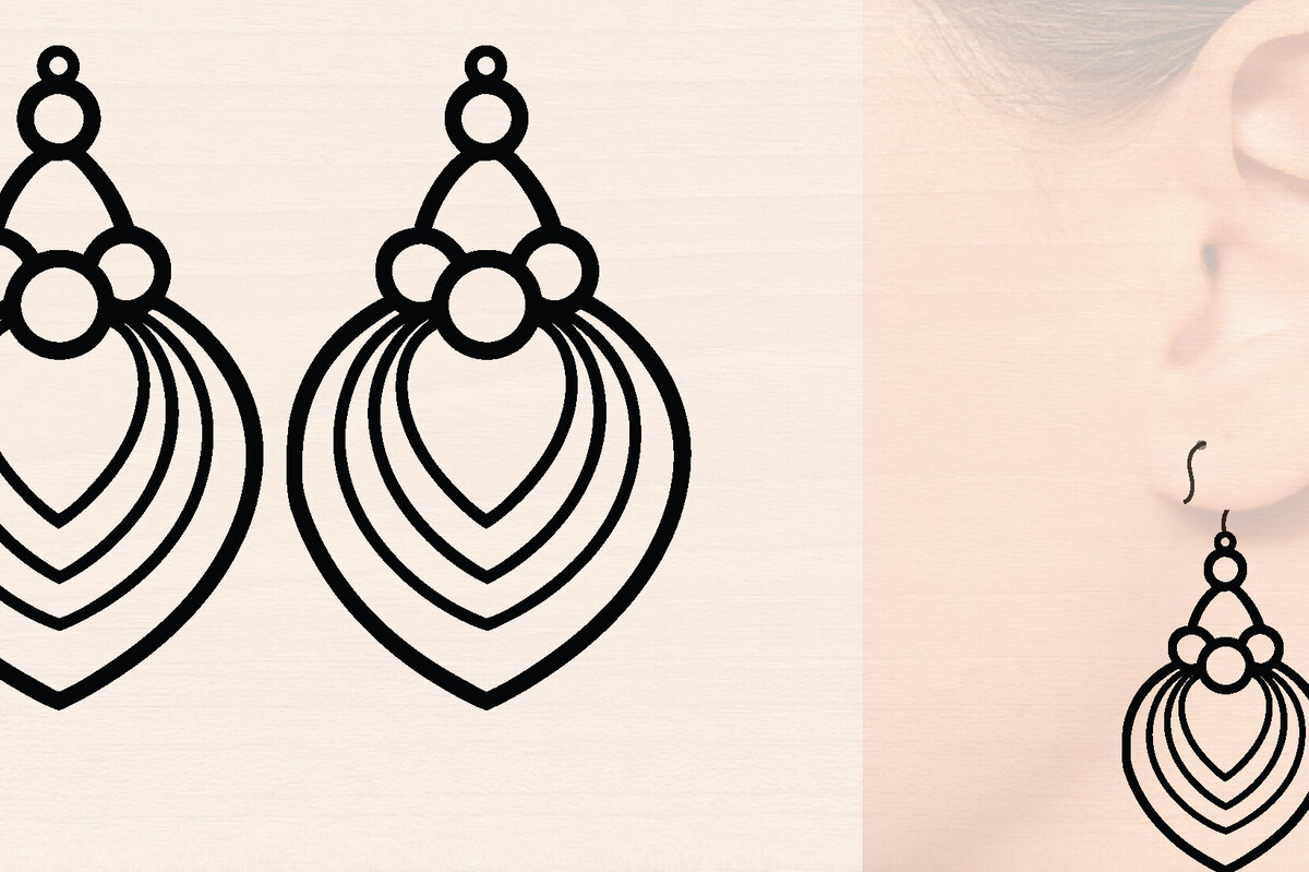 Σετ των 3 Intra απο ξύλο plywood 3mm-4mm πάχος – Γαμήλια Ξύλινα Σκουλαρίκια Δίασταση  5x5 cm INTRAFABR-118708508