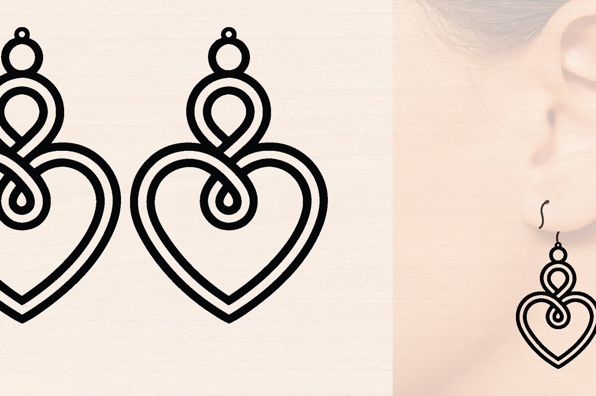 Σετ των 3 Intra απο ξύλο plywood 3mm-4mm πάχος – Γαμήλια Ξύλινα Σκουλαρίκια Δίασταση  5x5 cm INTRAFABR-118708547