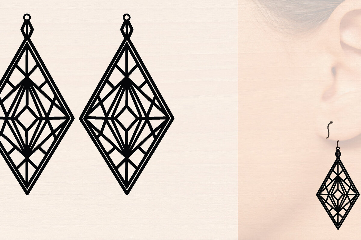 Σετ των 3 Intra απο ξύλο plywood 3mm-4mm πάχος – Γαμήλια Ξύλινα Σκουλαρίκια Δίασταση  5x5 cm INTRAFABR-118708040