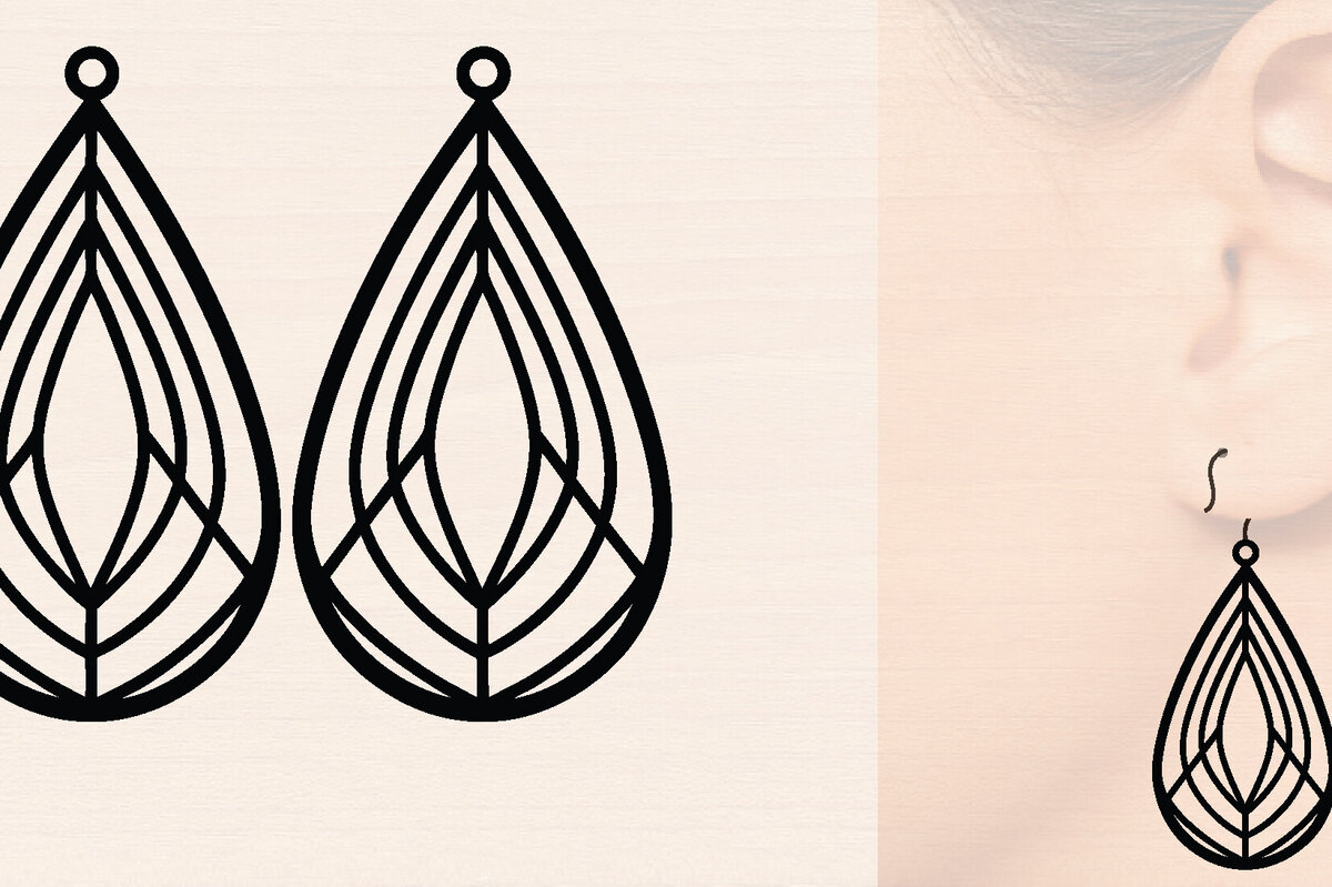 Σετ των 3 Intra απο ξύλο plywood 3mm-4mm πάχος – Γαμήλια Ξύλινα Σκουλαρίκια Δίασταση  5x5 cm INTRAFABR-118708179