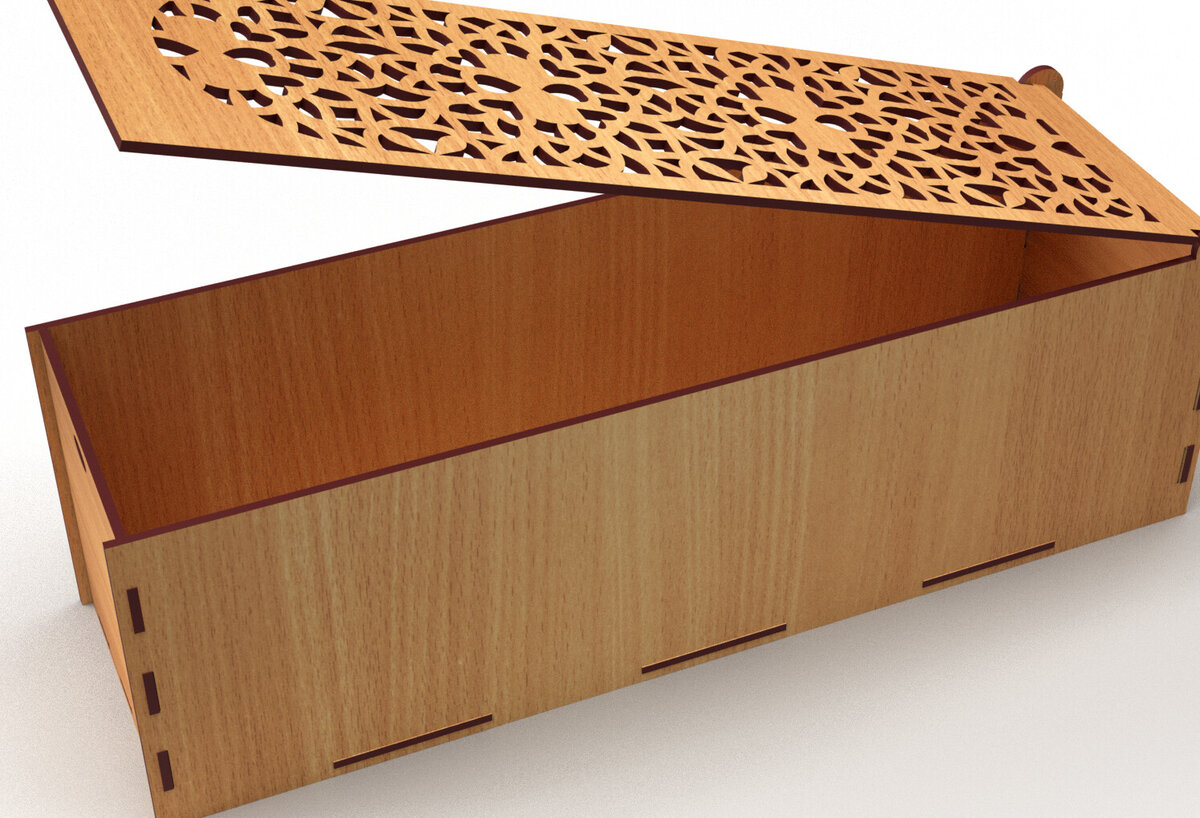 Σετ των 2 Intra απο ξύλο plywood 3mm-4mm πάχος – Ξύλινο κουτί δώρου γάμου Κοπή λέιζερ 02 Δίασταση  20x20 cm INTRAFABR-83367595