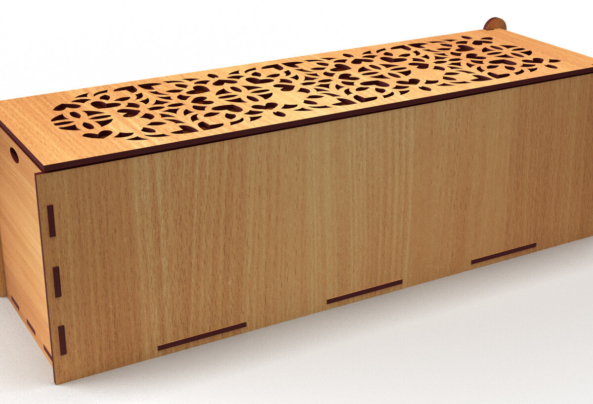 Σετ των 2 Intra απο ξύλο plywood 3mm-4mm πάχος – Ξύλινο κουτί δώρου γάμου Κοπή λέιζερ 03 Δίασταση  20x20 cm INTRAFABR-83367626