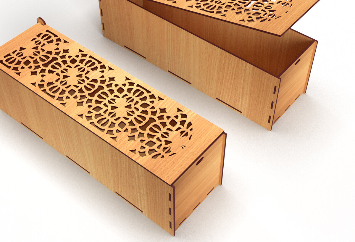 Σετ των 2 Intra απο ξύλο plywood 3mm-4mm πάχος – Ξύλινο κουτί δώρου γάμου Κοπή λέιζερ 05 Δίασταση  20x20 cm INTRAFABR-83367725