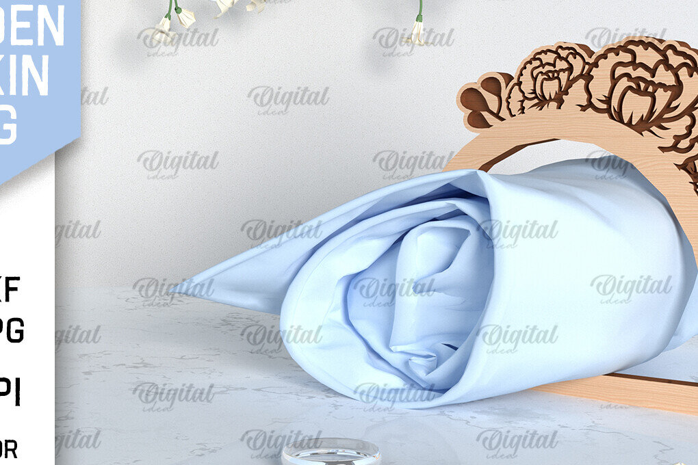 Σετ των 2 Intra απο ξύλο plywood 3mm-4mm πάχος – Δαχτυλίδι γάμου Ξύλινη Χαρτοπετσέτα Δίασταση  20x20 cm INTRAFABR-97729246