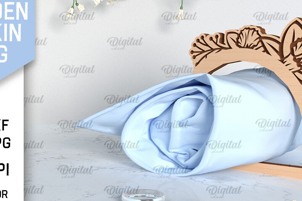 Σετ των 2 Intra απο ξύλο plywood 3mm-4mm πάχος – Δαχτυλίδι γάμου Ξύλινη Χαρτοπετσέτα Δίασταση  20x20 cm INTRAFABR-97729133