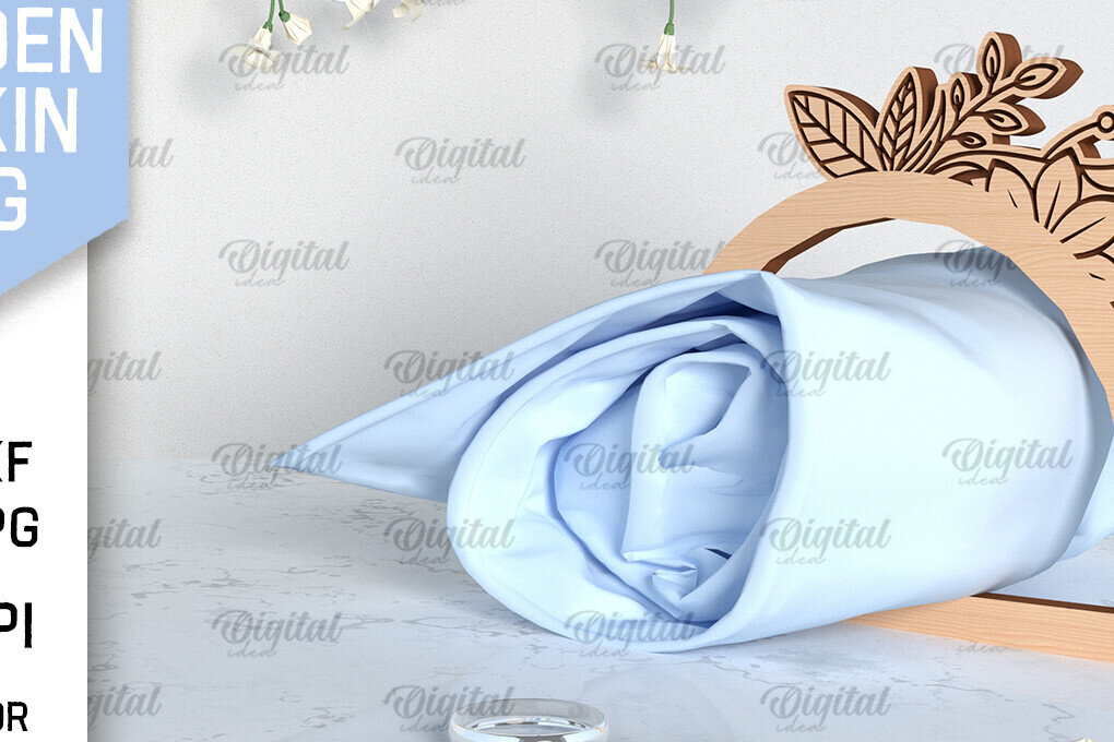 Σετ των 2 Intra απο ξύλο plywood 3mm-4mm πάχος – Δαχτυλίδι γάμου Ξύλινη Χαρτοπετσέτα Δίασταση  20x20 cm INTRAFABR-97729149