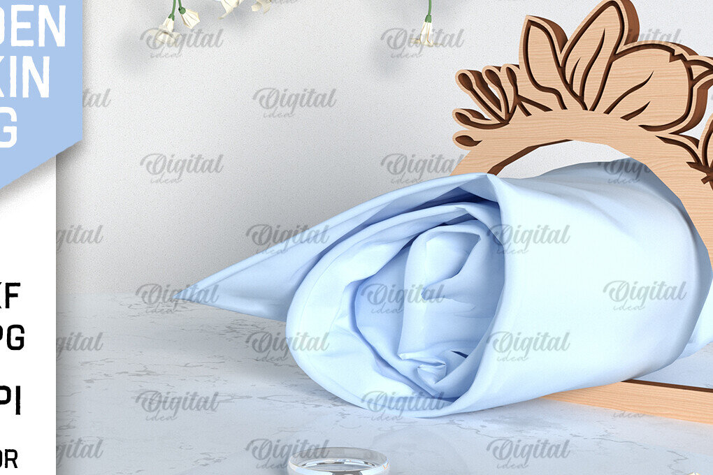 Σετ των 2 Intra απο ξύλο plywood 3mm-4mm πάχος – Δαχτυλίδι γάμου Ξύλινη Χαρτοπετσέτα Δίασταση  20x20 cm INTRAFABR-97729205