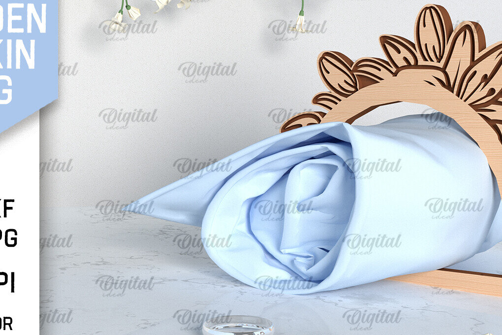 Σετ των 2 Intra απο ξύλο plywood 3mm-4mm πάχος – Δαχτυλίδι γάμου Ξύλινη Χαρτοπετσέτα Δίασταση  20x20 cm INTRAFABR-97729010