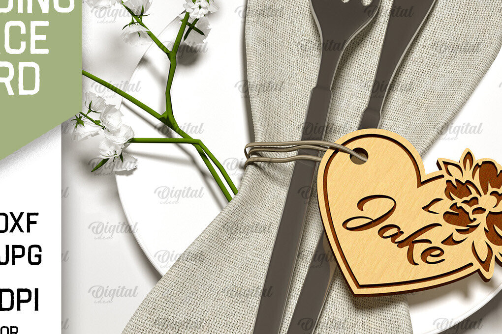 Σετ των 2 Intra απο ξύλο plywood 3mm-4mm πάχος – Κάρτα Γάμου Ξύλινη Θέση Δίασταση  20x20 cm INTRAFABR-100494889