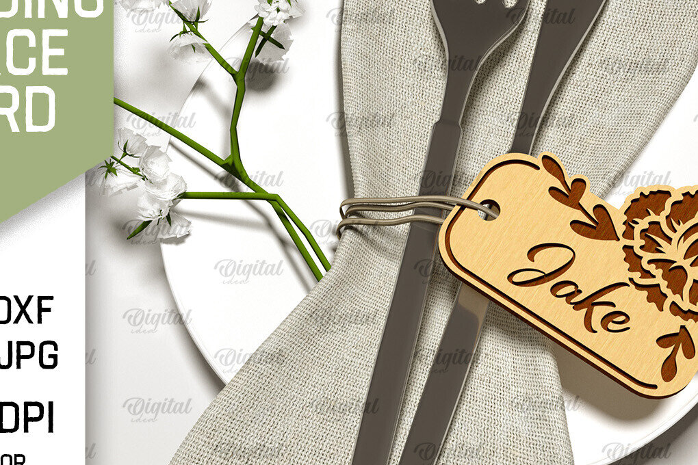 Σετ των 2 Intra απο ξύλο plywood 3mm-4mm πάχος – Κάρτα Γάμου Ξύλινη Θέση Δίασταση  20x20 cm INTRAFABR-100494727