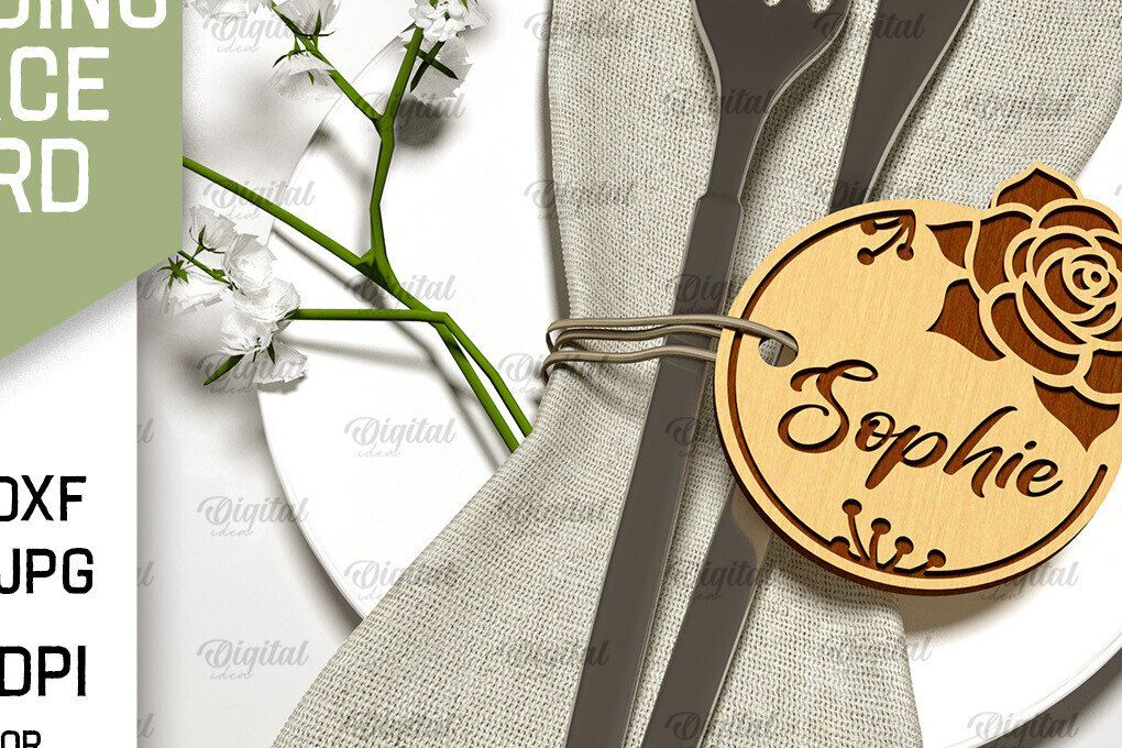 Σετ των 2 Intra απο ξύλο plywood 3mm-4mm πάχος – Κάρτα Γάμου Ξύλινη Θέση Δίασταση  20x20 cm INTRAFABR-100494763