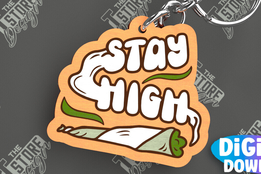 Σετ των 3 Intra απο ξύλο plywood 3mm-4mm πάχος – Μπρελόκ ζιζανίων | Μπρελόκ με φύλλα ζιζανίων | CNC Δίασταση  5x5 cm INTRAFABR-103793666