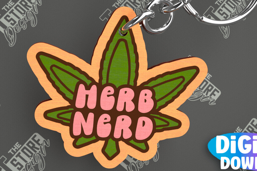 Σετ των 3 Intra απο ξύλο plywood 3mm-4mm πάχος – Μπρελόκ ζιζανίων | Μπρελόκ με φύλλα ζιζανίων | CNC Δίασταση  5x5 cm INTRAFABR-103793689