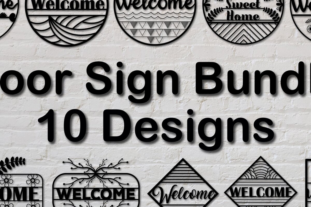 Intra απο ξύλο plywood 3mm-4mm πάχος – Πακέτο Sign Sign Door Welcome Δίασταση  40x30 cm INTRAFABR-32210058