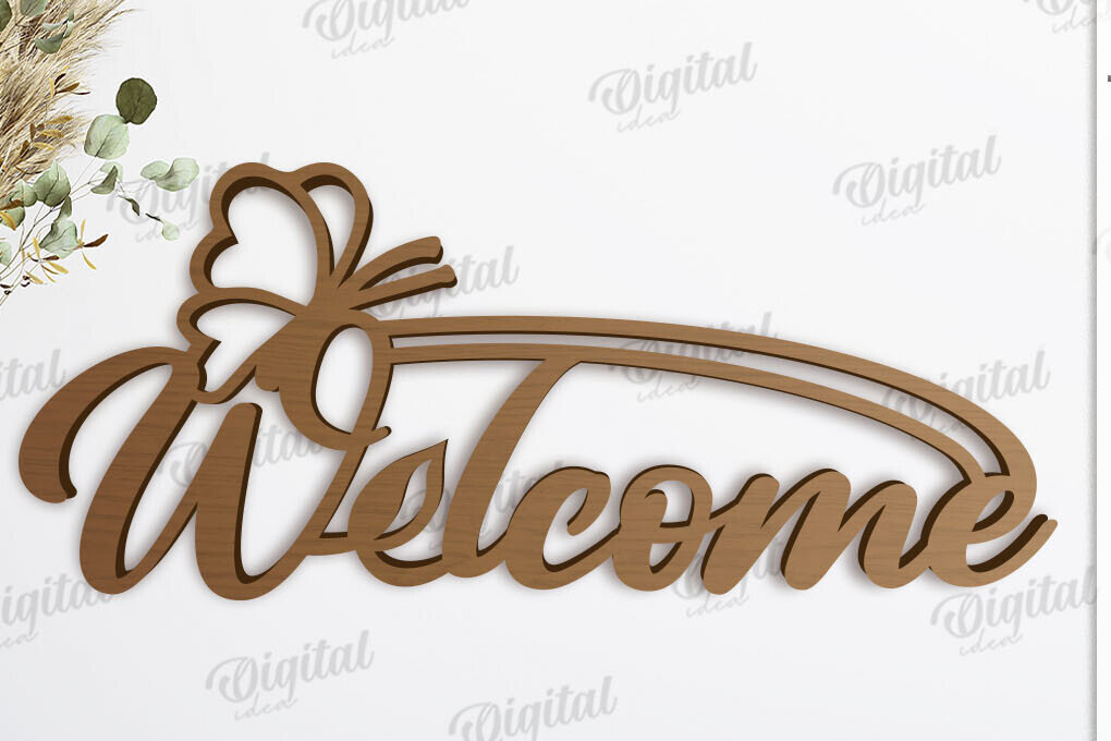 Σετ των 2 Intra απο ξύλο plywood 3mm-4mm πάχος – Καλώς ορίσατε Αρχική Σήμα Δίασταση  20x20 cm INTRAFABR-119317148