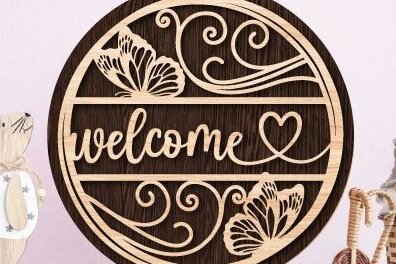 Σετ των 2 Intra απο ξύλο plywood 3mm-4mm πάχος – Υποδοχή λέιζερ κοπής Δίασταση  20x20 cm INTRAFABR-31874112