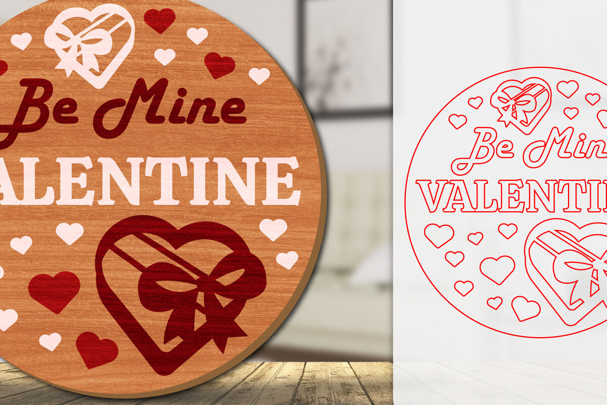 Σετ των 2 Intra απο ξύλο plywood 3mm-4mm πάχος – Καλώς ήρθατε Sign Valentine Door Lasercut Δίασταση  40x30 cm INTRAFABR-114811223
