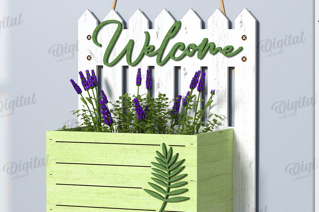 Σετ των 2 Intra απο ξύλο plywood 3mm-4mm πάχος – Πινακίδα καλωσορίσματος με Lasercut Δίασταση  20x20 cm INTRAFABR-122883884