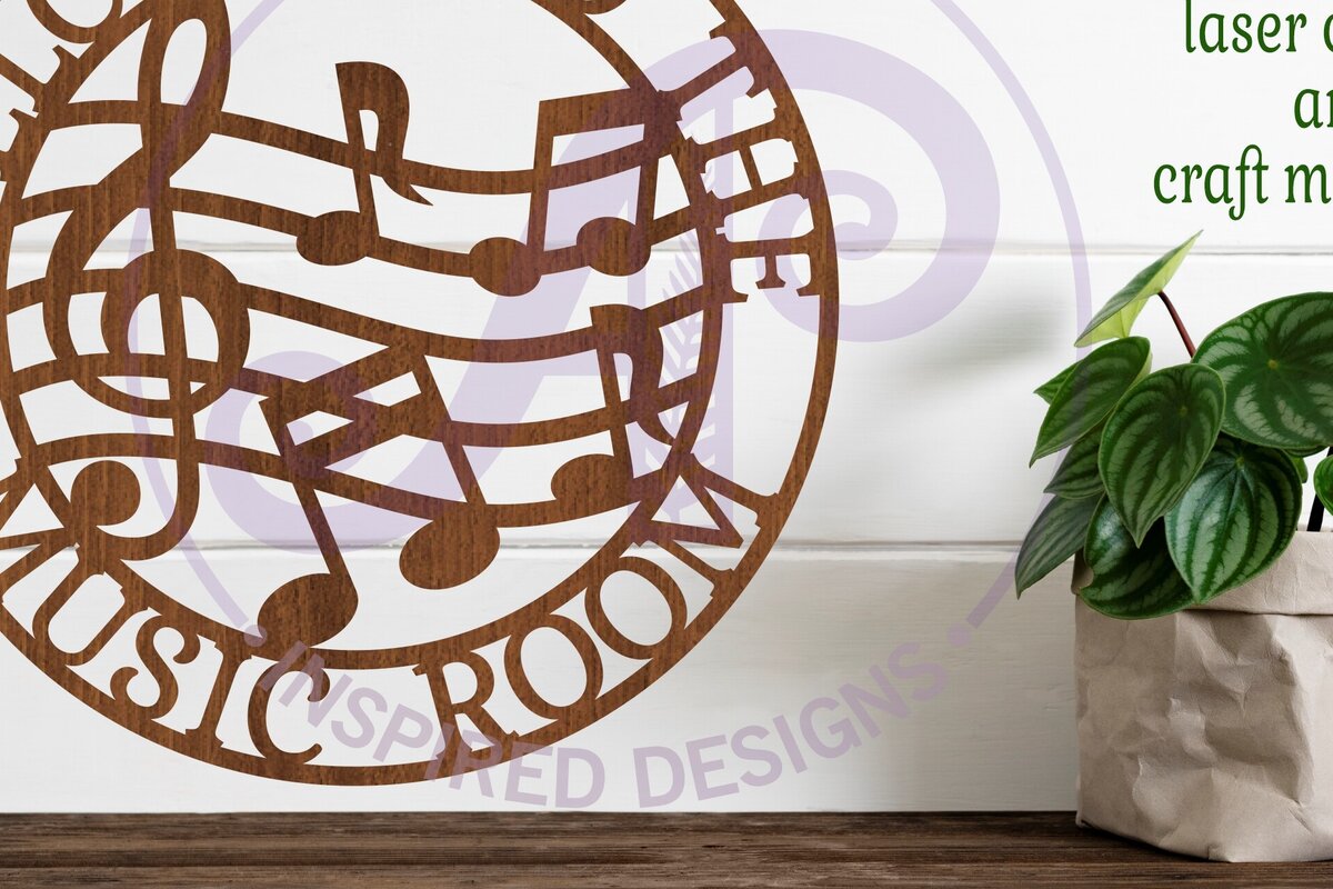 Intra απο ξύλο plywood 3mm-4mm πάχος – Καλώς ήλθατε στο Αρχείο στο Music Room Sign Δίασταση  40x30 cm INTRAFABR-86252016