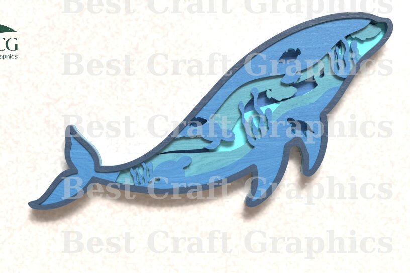 Σετ των 2 Intra απο ξύλο plywood 3mm-4mm πάχος – Whale File Multilayer Δίασταση  20x20 cm INTRAFABR-119673552