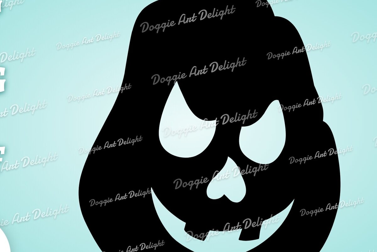 Σετ των 2 Intra απο ξύλο plywood 3mm-4mm πάχος – Αρχείο Wicked Pumpkin Cricut για το Halloween Δίασταση  20x20 cm INTRAFABR-78595220