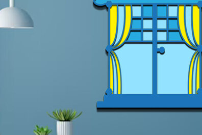 Intra απο ξύλο plywood 3mm-4mm πάχος – Παράθυρο Design, Wall Art Δίασταση  40x30 cm INTRAFABR-68800534