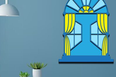 Intra απο ξύλο plywood 3mm-4mm πάχος – Παράθυρο Design, Wall Art Δίασταση  40x30 cm INTRAFABR-68800551