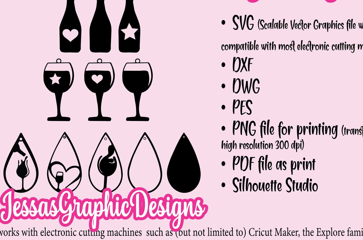 Σετ των 3 Intra απο ξύλο plywood 3mm-4mm πάχος – Σκουλαρίκια κρασιού Δίασταση  5x5 cm INTRAFABR-8216498