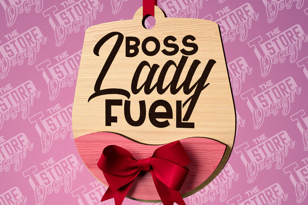 Σετ των 2 Intra απο ξύλο plywood 3mm-4mm πάχος – Στολίδι κρασιού | Δίασταση  20x20 cm INTRAFABR-84569870