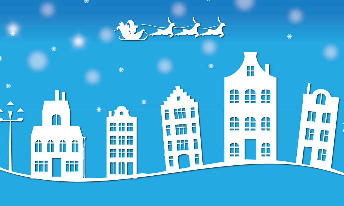 Σετ των 2 Intra απο ξύλο plywood 3mm-4mm πάχος – Χειμερινό Χριστουγεννιάτικο  κοπής από χαρτί Δίασταση  20x20 cm INTRAFABR-20846760