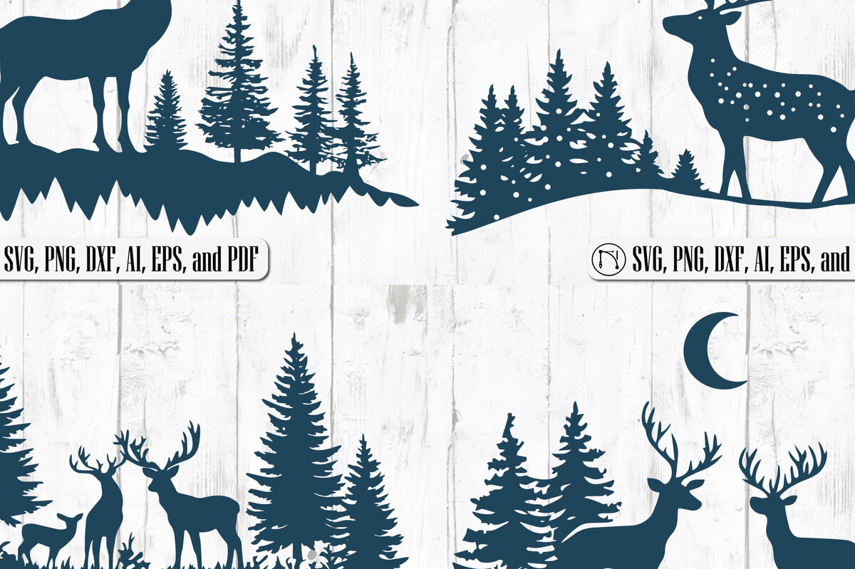 Σετ των 2 Intra απο ξύλο plywood 3mm-4mm πάχος – Πακέτο Χειμερινής Χριστουγεννιάτικης Σκηνής Δίασταση  20x20 cm INTRAFABR-104665874