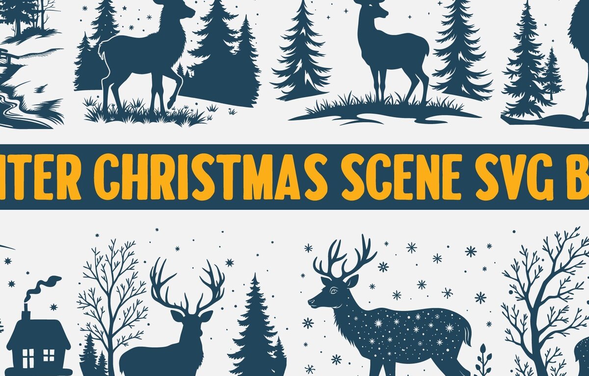 Σετ των 2 Intra απο ξύλο plywood 3mm-4mm πάχος – Χειμερινή Χριστουγεννιάτικη Σκηνή Πακέτο 3 Δίασταση  20x20 cm INTRAFABR-105131722