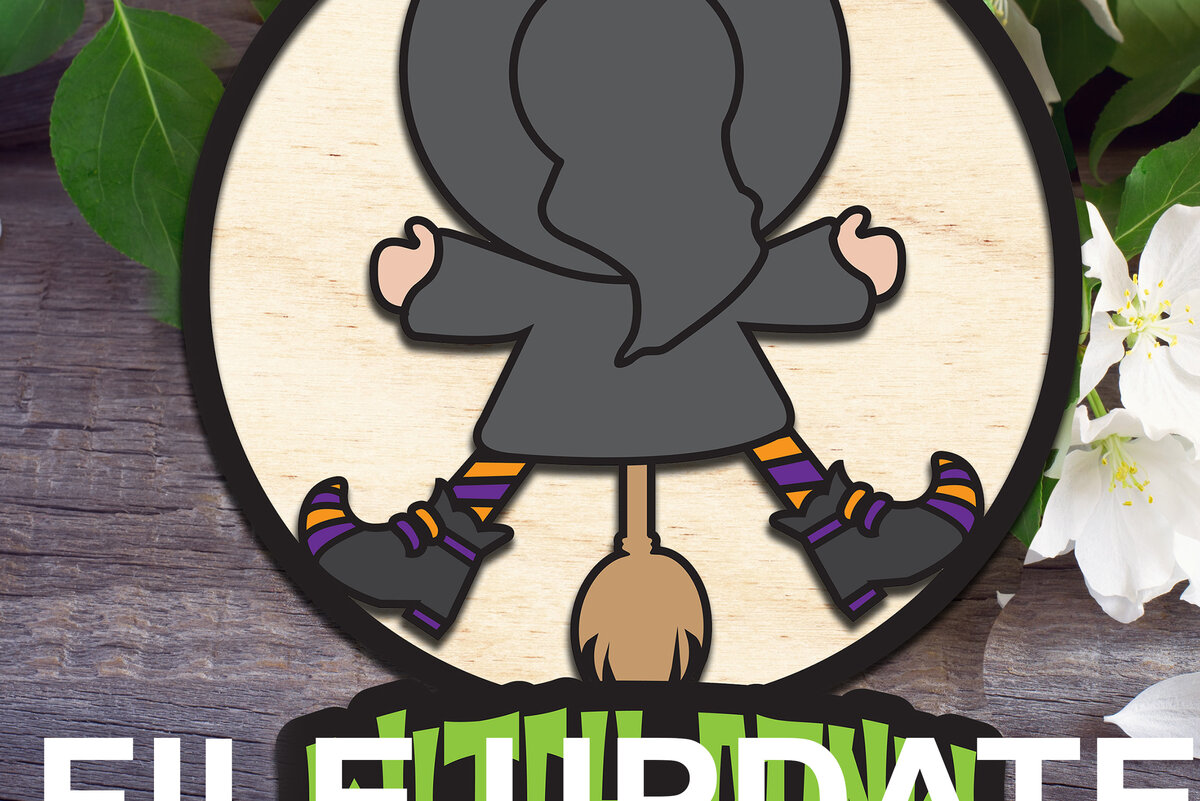 Σετ των 2 Intra απο ξύλο plywood 3mm-4mm πάχος – Μάγισσα Δίασταση  20x20 cm INTRAFABR-79711733