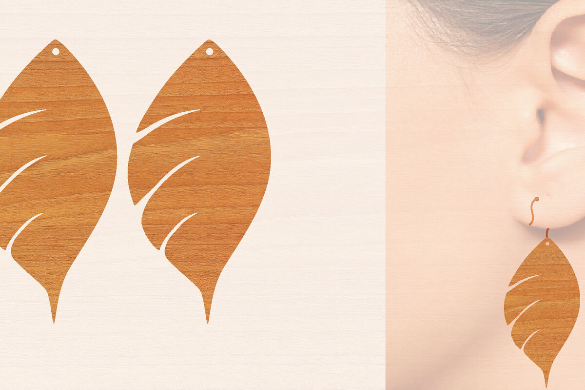 Σετ των 3 Intra απο ξύλο plywood 3mm-4mm πάχος – Ξύλινα σκουλαρίκια Δίασταση  5x5 cm INTRAFABR-104444097