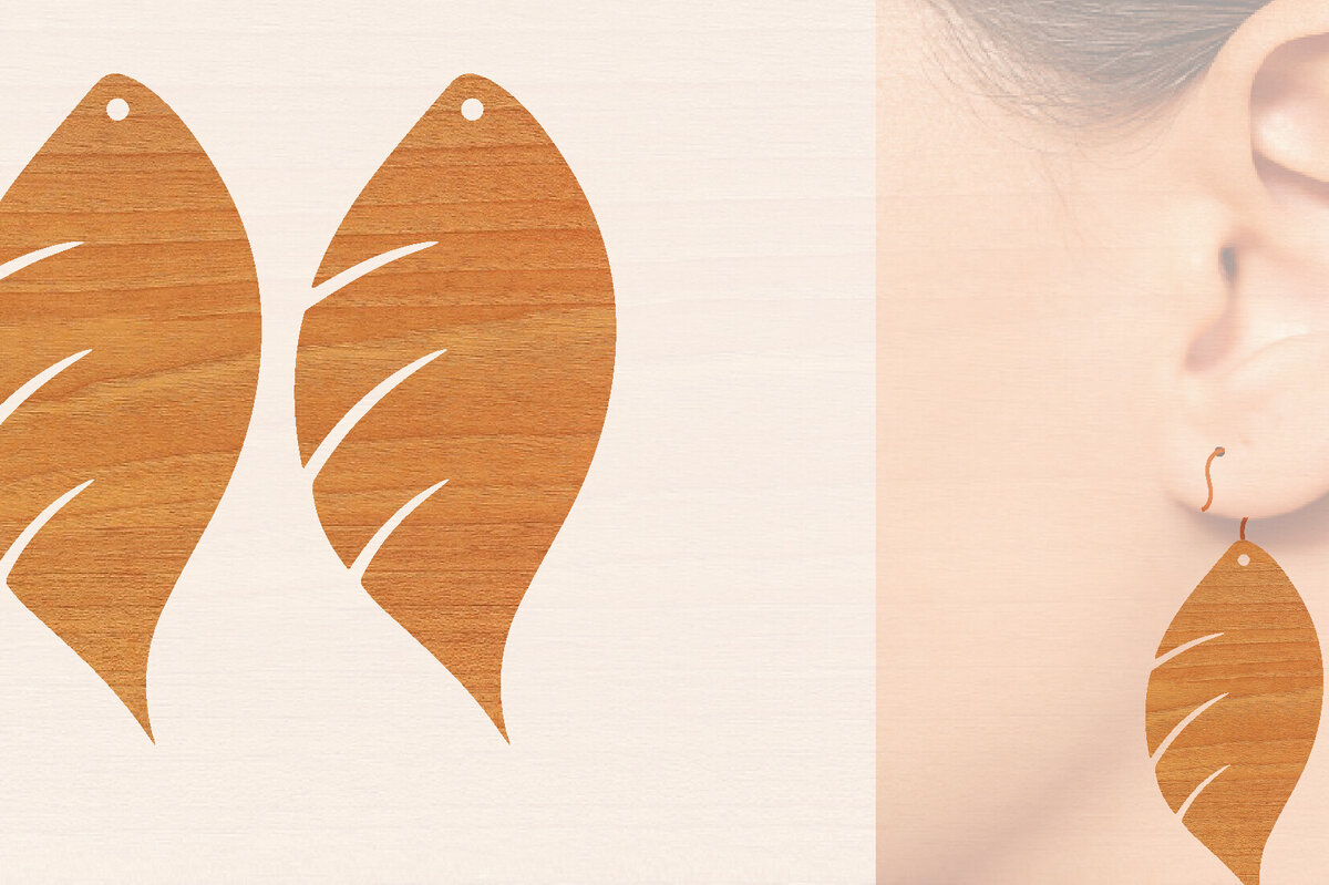 Σετ των 3 Intra απο ξύλο plywood 3mm-4mm πάχος – Ξύλινα σκουλαρίκια Δίασταση  5x5 cm INTRAFABR-104444176