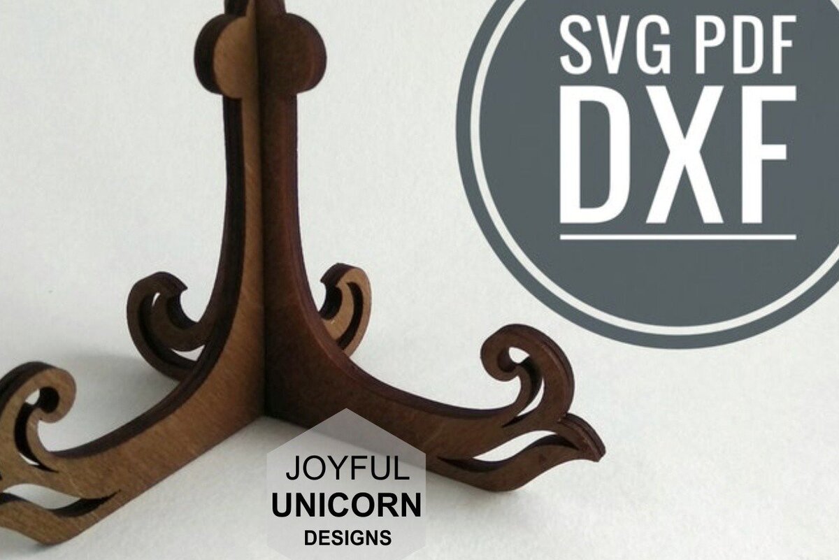 Σετ των 2 Intra απο ξύλο plywood 3mm-4mm πάχος – Ξύλινη βάση καβαλέτου | Αρχείο κοπής με λέιζερ Δίασταση  20x20 cm INTRAFABR-43350207