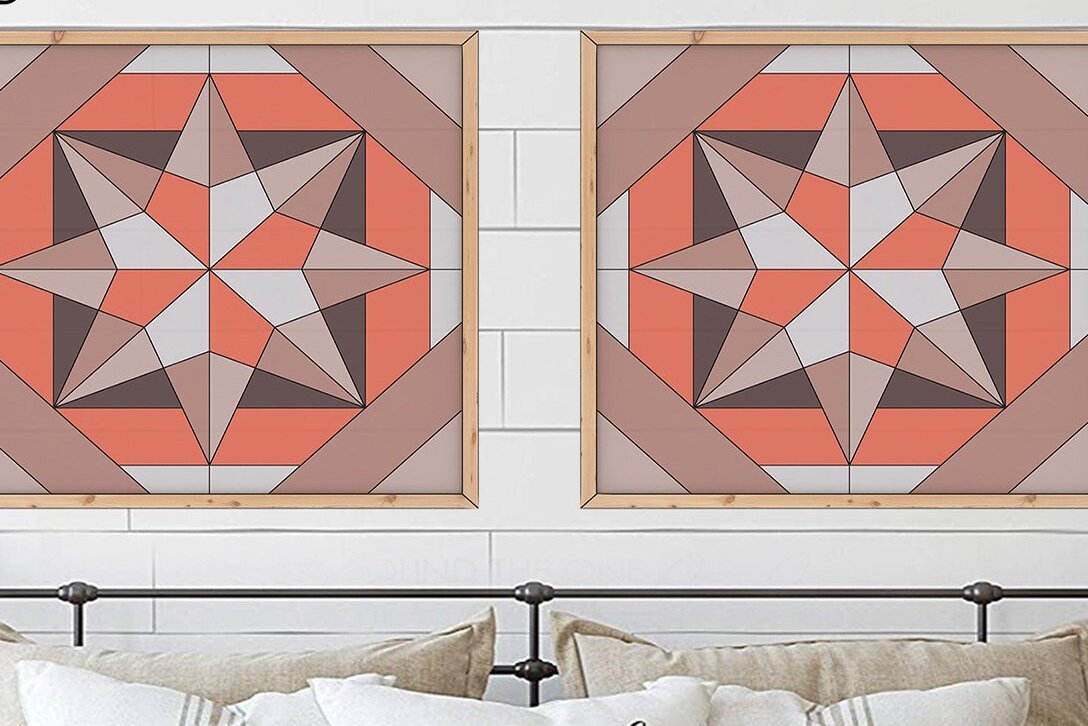 Σετ των 2 Intra απο ξύλο plywood 3mm-4mm πάχος – Ξύλινο μοτίβο παπλώματος για λέιζερ Δίασταση  20x20 cm INTRAFABR-37056665