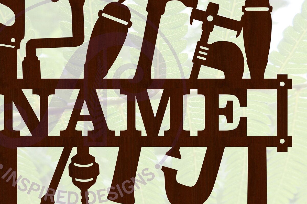 Σετ των 2 Intra απο ξύλο plywood 3mm-4mm πάχος – Σήμα ονόματος εργαλείου εργασίας ξύλου Δίασταση  20x20 cm INTRAFABR-68348436