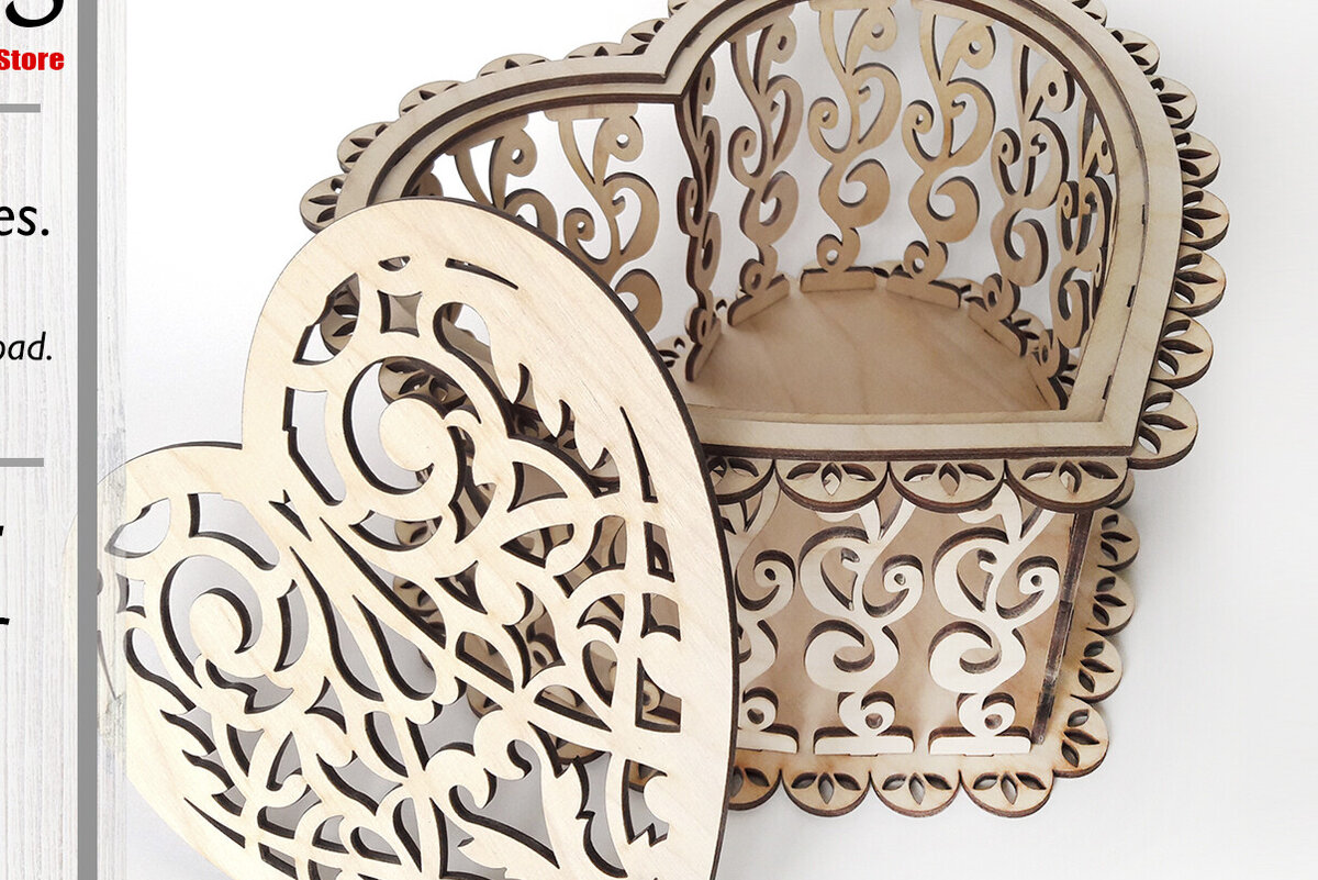 Σετ των 2 Intra απο ξύλο plywood 3mm-4mm πάχος – Ξύλινο καλάθι-κουτί. Αρχείο λέιζερ Δίασταση  20x20 cm INTRAFABR-95575051