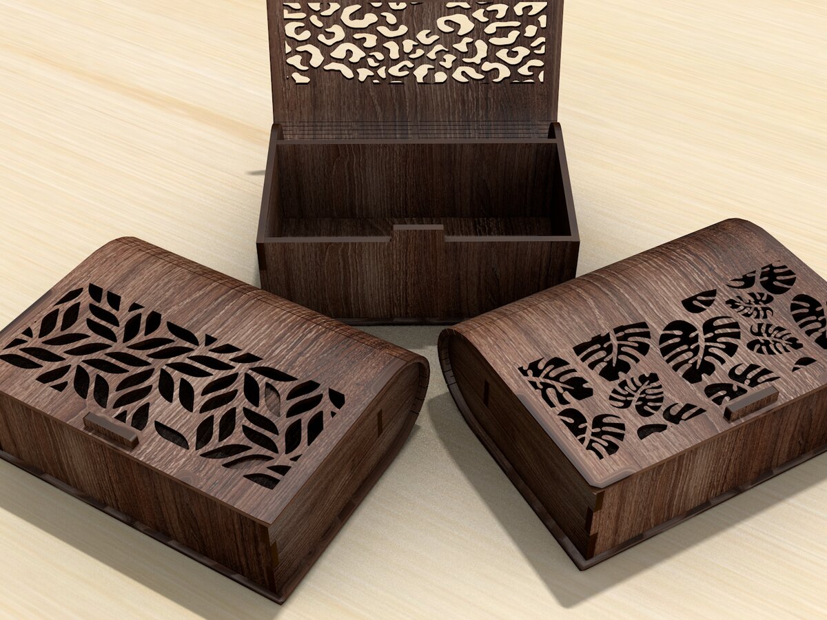 Σετ των 2 Intra απο ξύλο plywood 3mm-4mm πάχος – Ξύλινο Βιβλιοκούτι Σετ 3 τεμαχίων Δίασταση  20x20 cm INTRAFABR-120912339